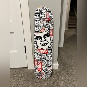 Decor Only Obey Stickered Skateboard